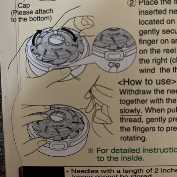 Reel Needle case for quilters - Picture 6 of 6